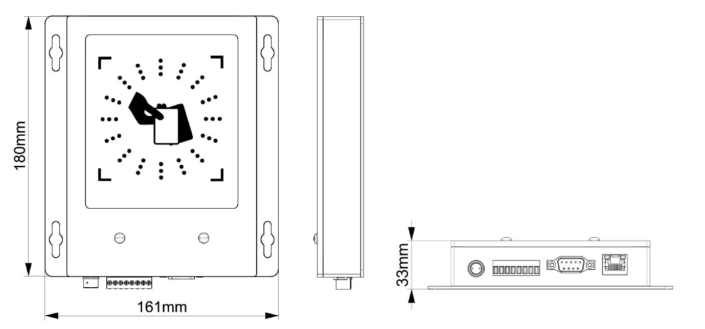 Высокопроизводительный настольный UHF считыватель-программатор RS-9300 (2)